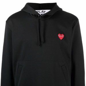 Commes des Garcon Black Hoodie